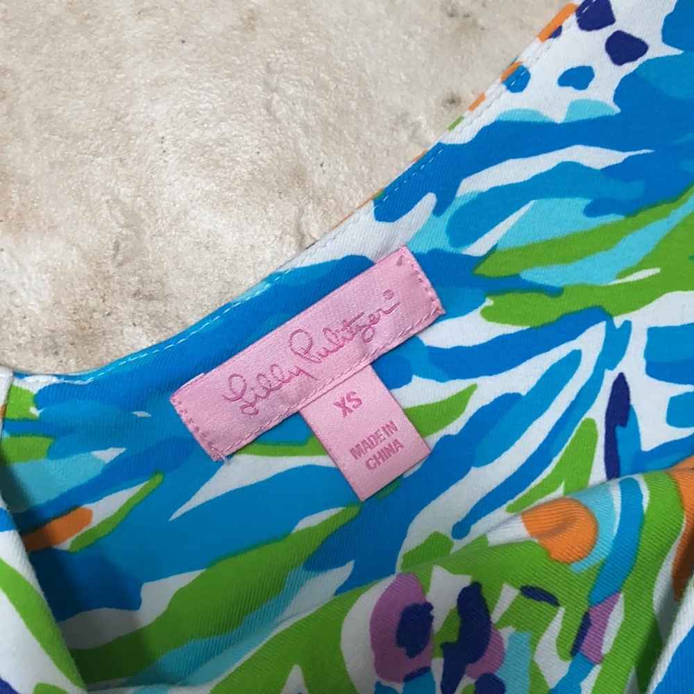 Lilly Pulitzer coral summer dress - Picture 2 of 4